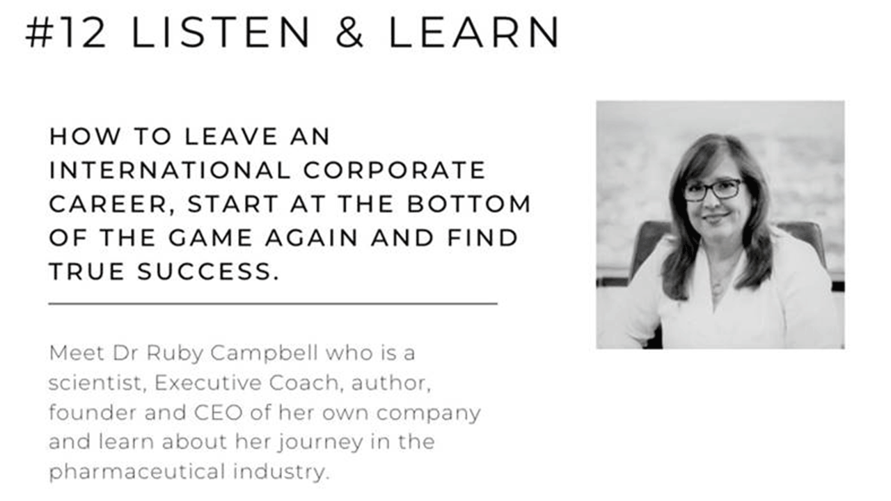 #12 Listen & Learn with Dr Ruby Campbell - Podcast - Brave Transitions Podcast