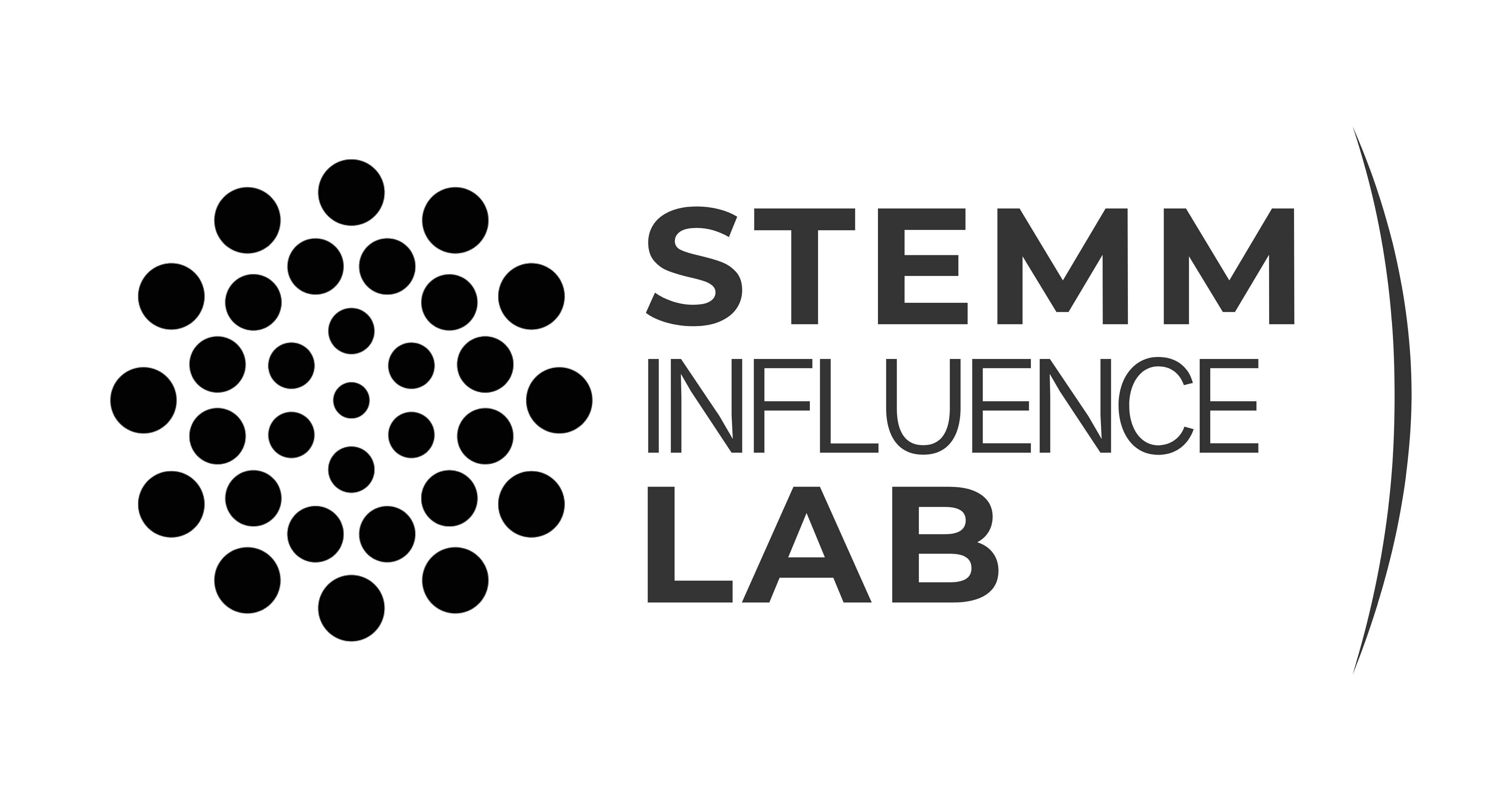 STEMM Influence Lab logo in black